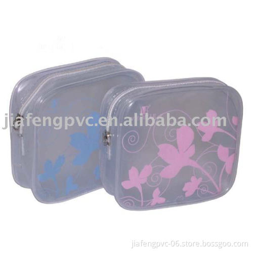 PVC cosmetic zipper bag with your logo